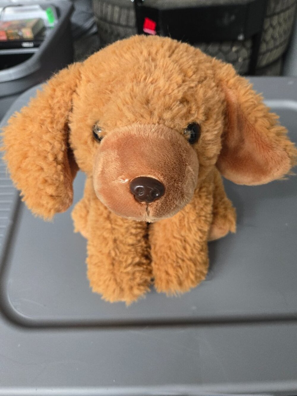 Anxiety Alley Weighted Dog Stuffed Animal Plush | Size OS | Brown